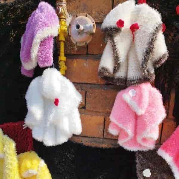 Knitted children's sweaters